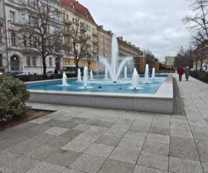 Aleja Fontann - koncepcja według AI