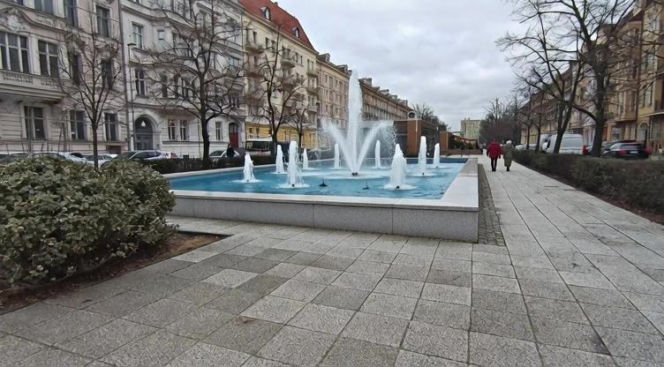 Aleja Fontann - koncepcja według AI