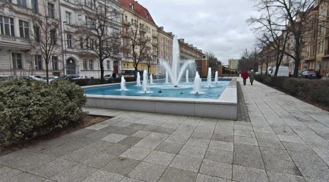 Aleja Fontann - koncepcja według AI
