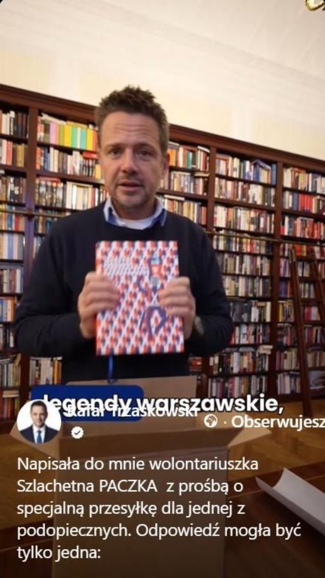 Trzaskowski włączył się w Szlachetną Paczkę. Pokazał, co zapakował potrzebującym. Aż trudno uwierzyć!