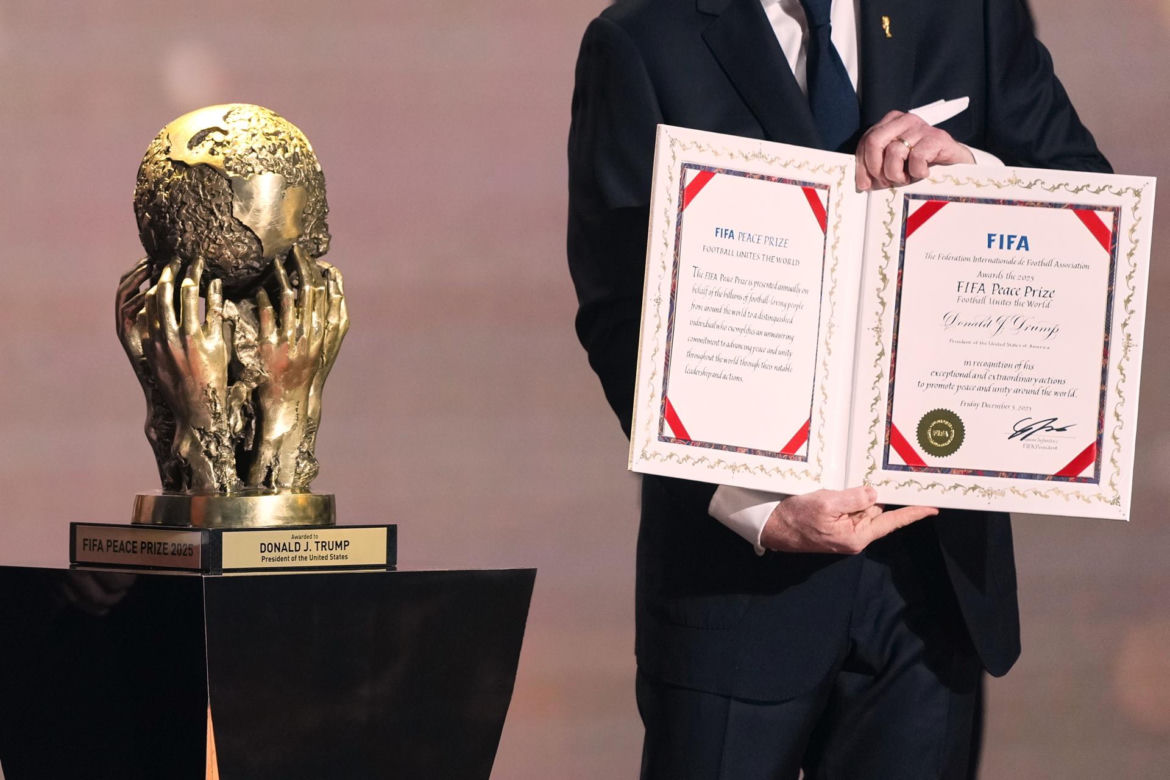 Donald Trump z Nagrodą Pokoju