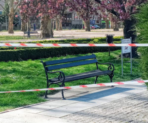 Opustoszałe miejsca rekreacji w Szczecinie z powodu epidemii