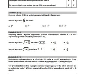 Próbny EGZAMIN ÓSMOKLASISTY 2021: Matematyka. Odpowiedzi i arkusze CKE
