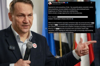 Do Sikorskiego napisał pan Bogdan. Minister ujawnił treść maila: ja sr*** na tego ch*** z Chobielina