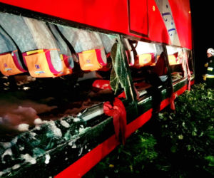 Tragiczny wypadek ukraińskiego autobusu w Leszczawie Dolnej