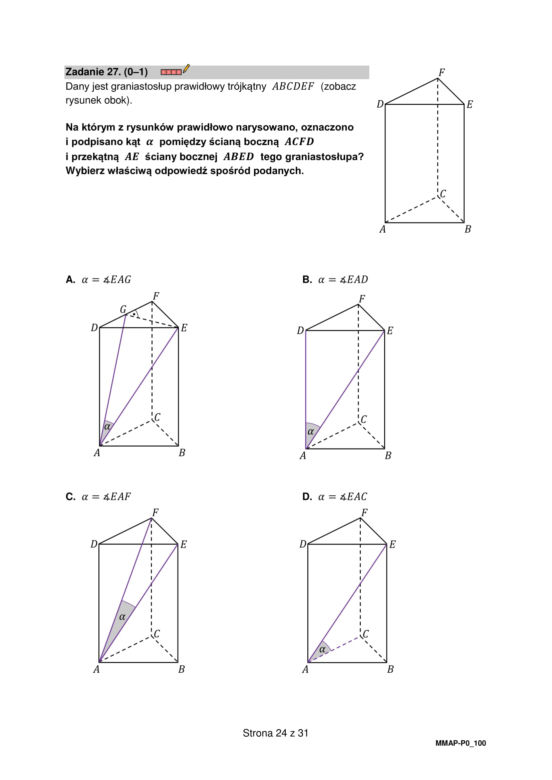 Matura 2023. Arkusz pokazowy matematyka