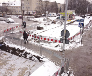 Remont torowiska na Olszewskiego we Wrocławiu