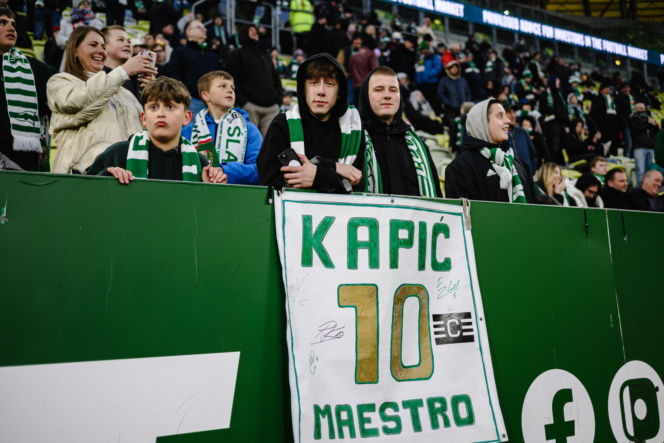 Lechia Gdańsk - Piast Gliwice: Zdjęcia kibiców z meczu 29. kolejki PKO BP Ekstraklasy