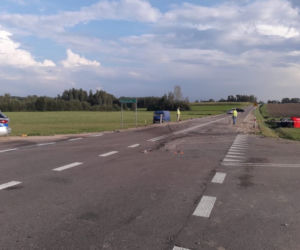 Dąbrowa Białostocka - Sokółka. Wypadek śmiertelny, jedna osoba zginęła [ZDJĘCIA]