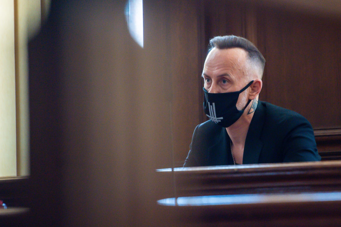 Adam Nergal Darski w sądzie