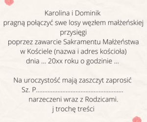 Zaproszenia na ślub: co napisać na ślubnym zaproszeniu? Modne, gotowe teksty dla młodej pary! 