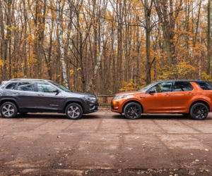 Land Rover Discovery Sport 2.0P 200 KM AT9 AWD R-Dynamic HSE vs. Jeep Cherokee 2.2 MultiJet 195 KM AT9 AWD Limited