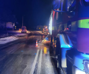 tragiczny pożar w Domaszewie w gminie Maciejowice