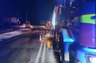 tragiczny pożar w Domaszewie w gminie Maciejowice