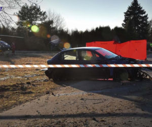 Borów: Koszmar na drodze. 47-latek nie żyje, trzy osoby w szpitalu
