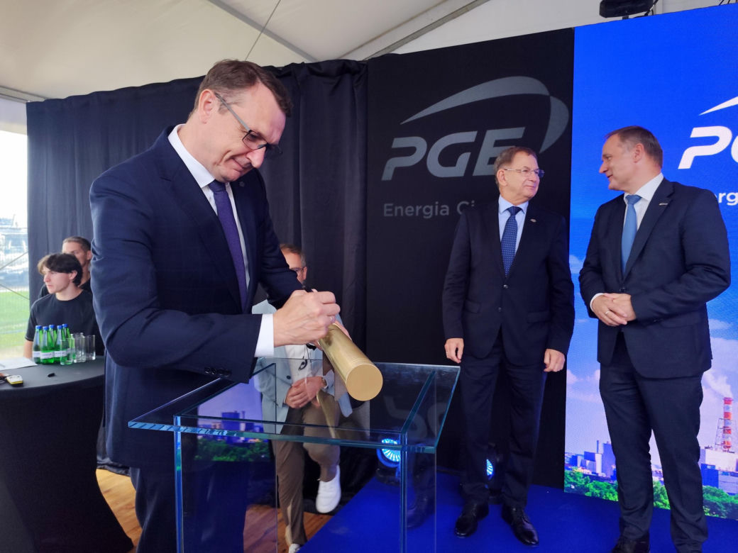 Wmurowanie kamienia węgielnego pod budowę nowego źródła ciepła dla Krakowa