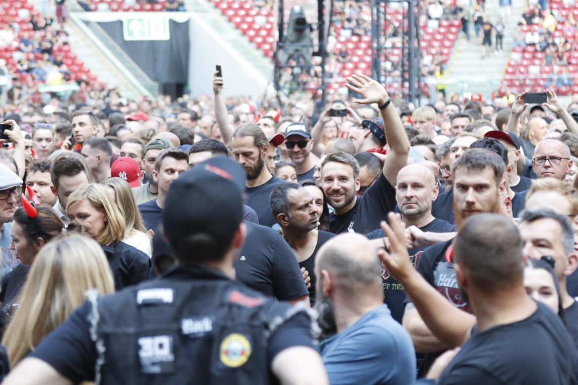 Koncert AC/DC w Warszawie (4.07.2025) - część pierwsza. Organizatorem koncertu jest Live Nation