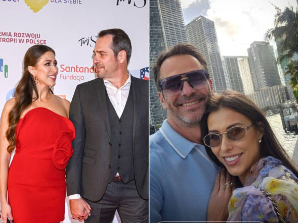 Paweł Deląg zwiedza Stany z ciężarną ukochaną. Co za piękna z nich para!