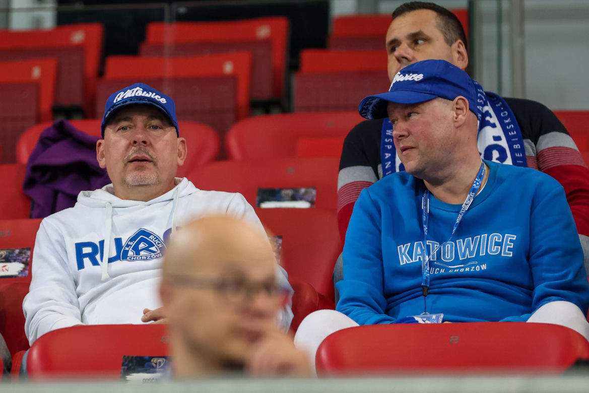 Kibice na meczu Ruch Chorzów - Stal Mielec