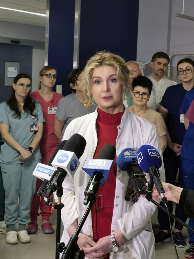 "Pazurami wyrywaliśmy ją śmierci". Lekarze z Białegostoku cudem uratowali 36-letnią Justynę