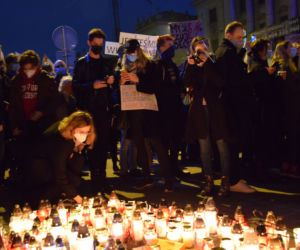 Protest kobiet w Katowicach. Tłumy strajkują przeciwko zakazowi aborcji