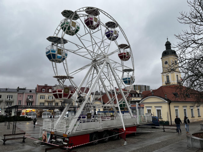 Diabelski młyn na Rynku Kościuszki w Białymstoku