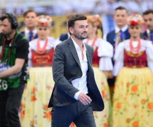 Karol Nawrocki i ceremonia po finale Pucharu Polski
