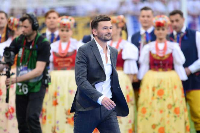 Karol Nawrocki i ceremonia po finale Pucharu Polski