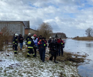 Tykocin. Poszukiwania w rzece Narew
