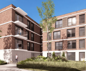 Wizualizacja nowego osiedla w dzielnicy Tłoki