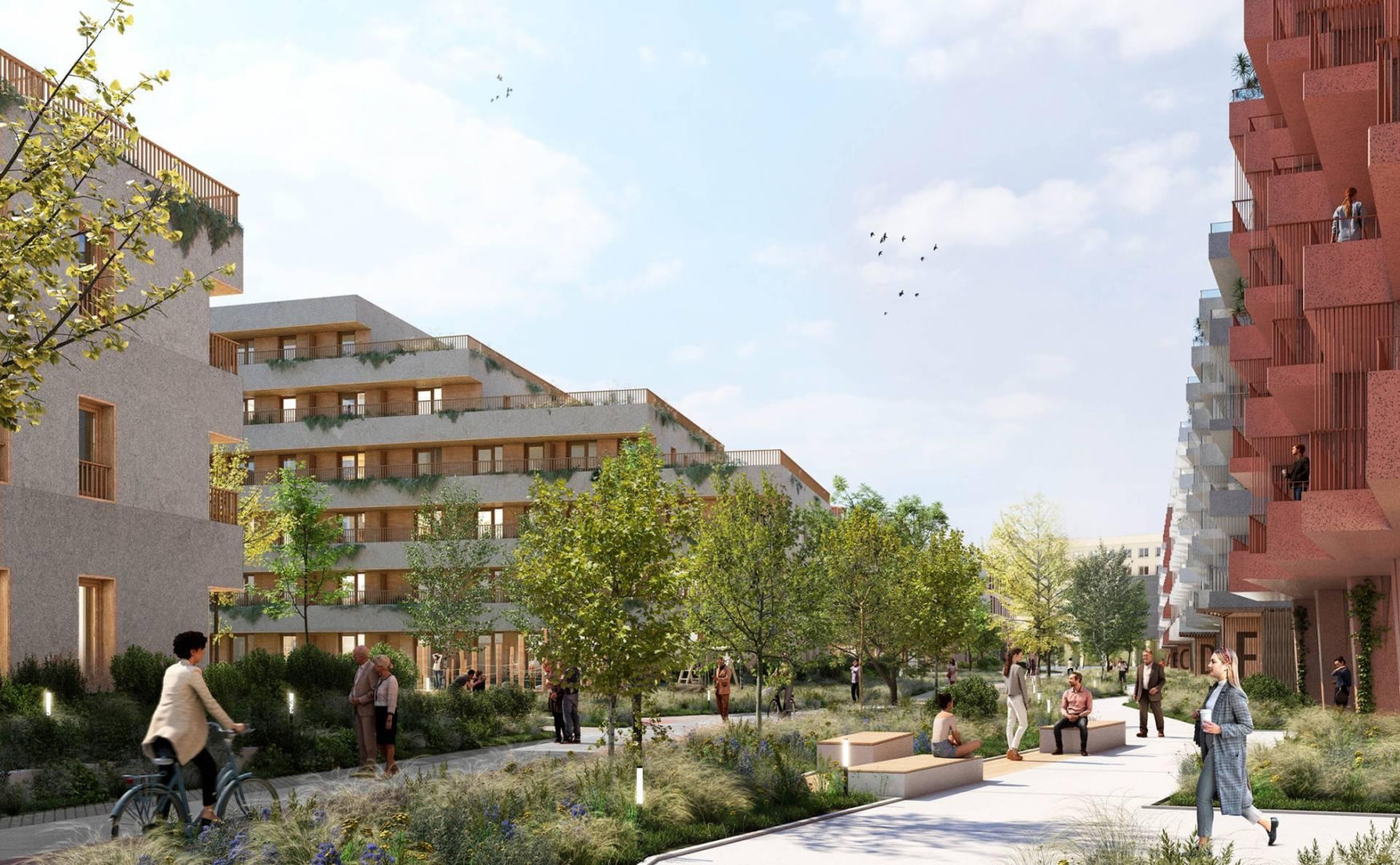 Wcześniejsza koncepcja firmy Archicom na działkę przy metrze Kabaty