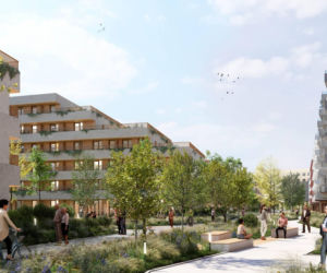 Wcześniejsza koncepcja firmy Archicom na działkę przy metrze Kabaty