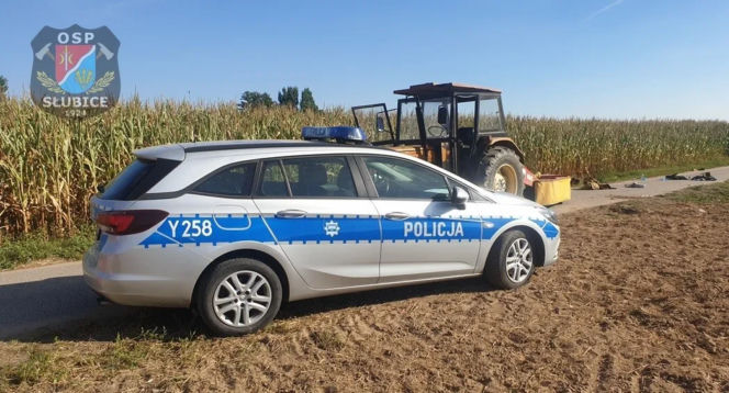 Zyck Polski. Rolnik przejechał ciągnikiem swojego syna