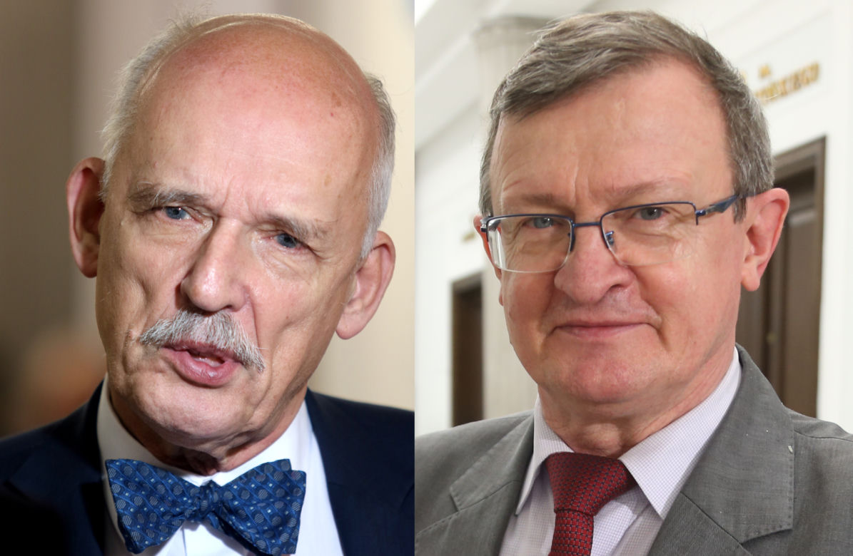 Janusz Korwin-Mikke, Tadeusz Cymański