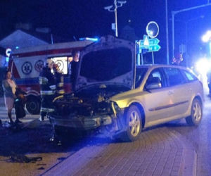Nocny wypadek w Komornikach
