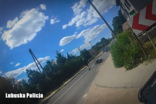 Policyjny pościg za naćpanym motocyklistą
