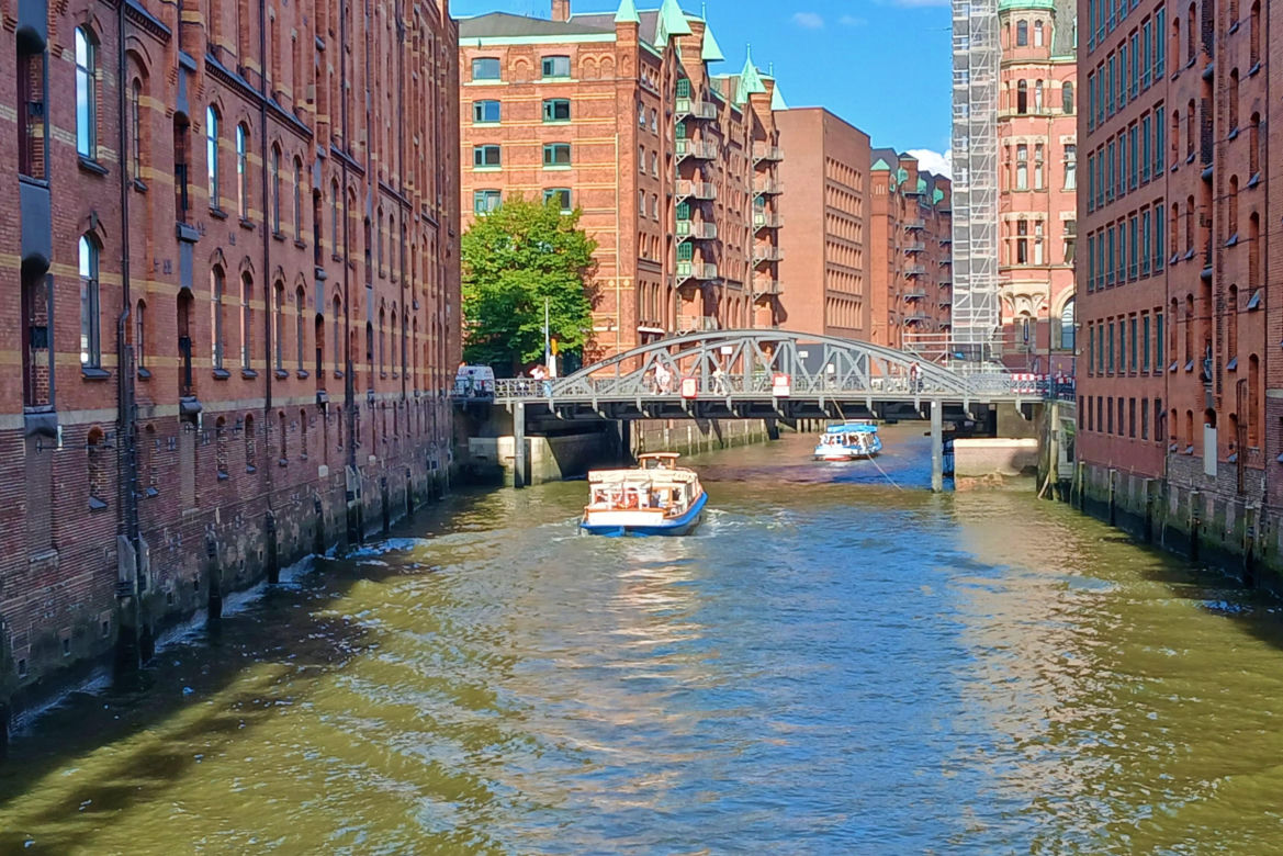 HafenCity i Speicherstadt w Hamburgu