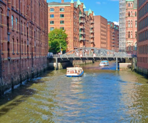 HafenCity i Speicherstadt w Hamburgu