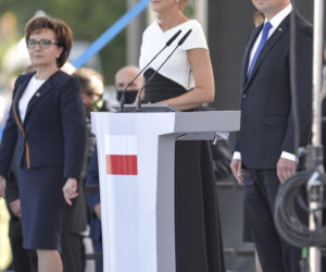 Elżbieta Witek z mężem