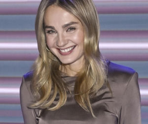 Małgorzata Socha pieści twarz prądem i światłem