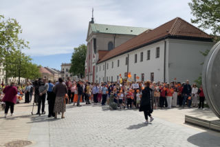 Lublin stał się pomarańczowy. Miasto wspiera mieszkańców