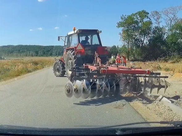 Historia z Gliwic się powtarza. Rolnik uszkodził nową infrastrukturę