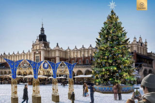 Kraków pokazał świąteczną iluminację. Gotyk przełożony na język świetlny
