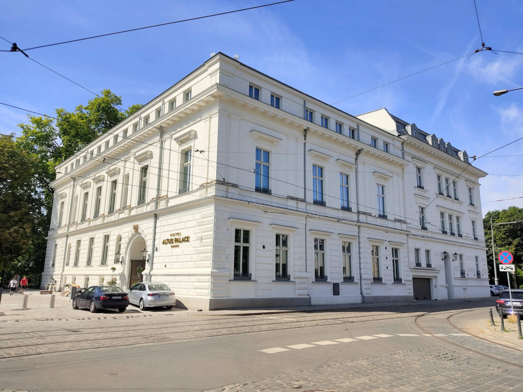 Pałac Leipzigera po metamorfozie - luksusowy hotel Altus Palace