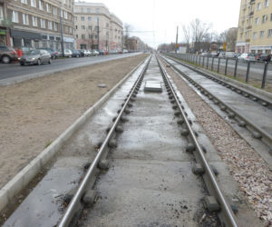 Betonowe tory na Grochowskiej
