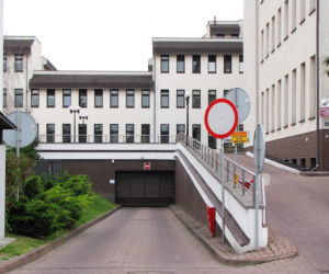 Parking przy ZUS w Rzeszowie nieczynny