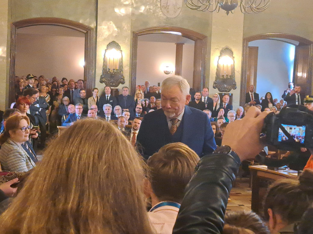 Zaprzysiężenie Aleksandra Miszalskiego na prezydenta miasta Krakowa oraz radnych IX kadencji