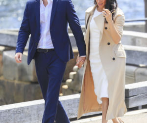 księżna Meghan Markle w ciąży i książę Harry w Australii