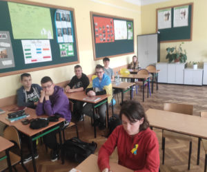 Dzien Solidarności z Ukrainą w PSP nr 29 w Radomiu