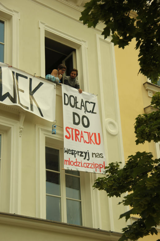 Protest okupacyjny studentów na UW